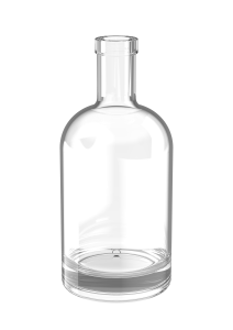 700ml Nocturne rond, kurkmonding, helder glas