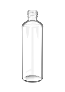 50ml Kruik, PP18 schroefmonding, helder glas