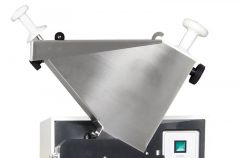 Fritsch trechter met bescherming en stamper voor P19