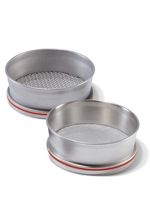 Fritsch rvs analysezeef ISO 200 x 50 mm maaswijdte 1,6 mm