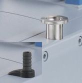 Vacuubrand ombouwset slangtulle naar KF DN16 chemie NT pomp