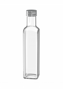 Glazen fles voor levensmiddelen