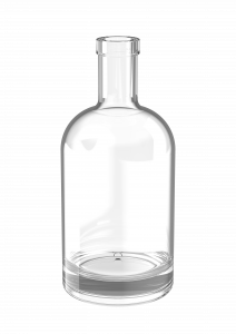 700ml Nocturne rond, kurkmonding, helder glas