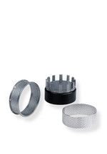 Fritsch RVS zeefring versterkt 0,12 mm Pulverisette 14