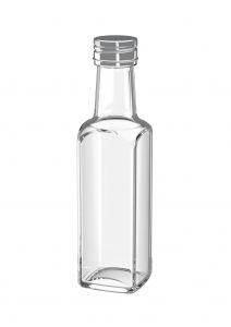 Glazen fles voor levensmiddelen