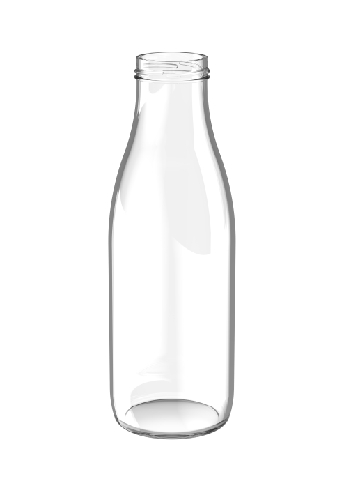 Glazen fles voor levensmiddelen