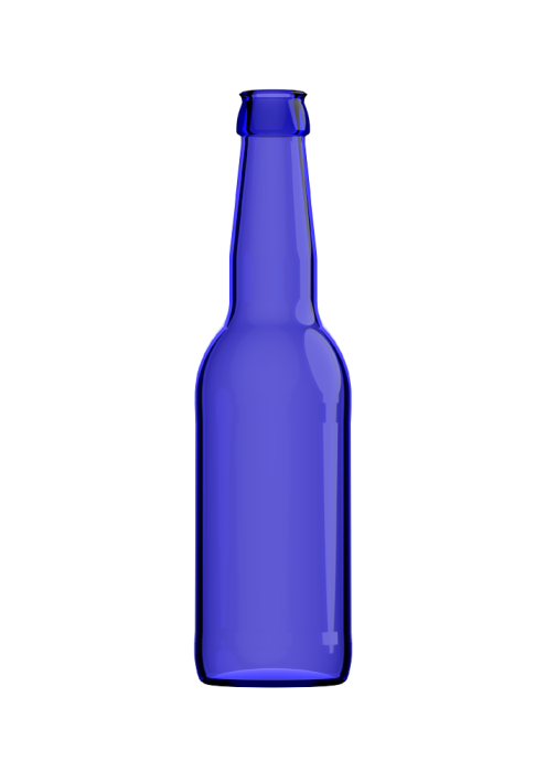 V3516 verpakkingsglas blauw