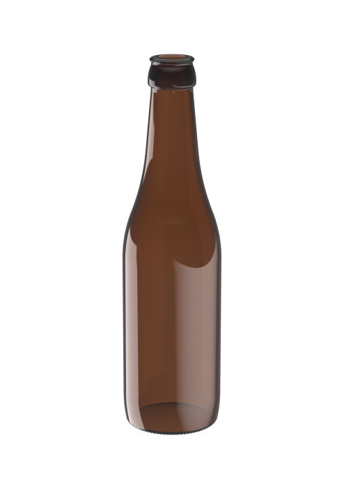 V2839 verpakkingsglas bruin