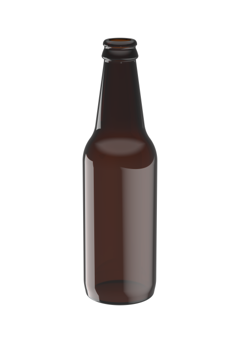 V2564 verpakkingsglas bruin