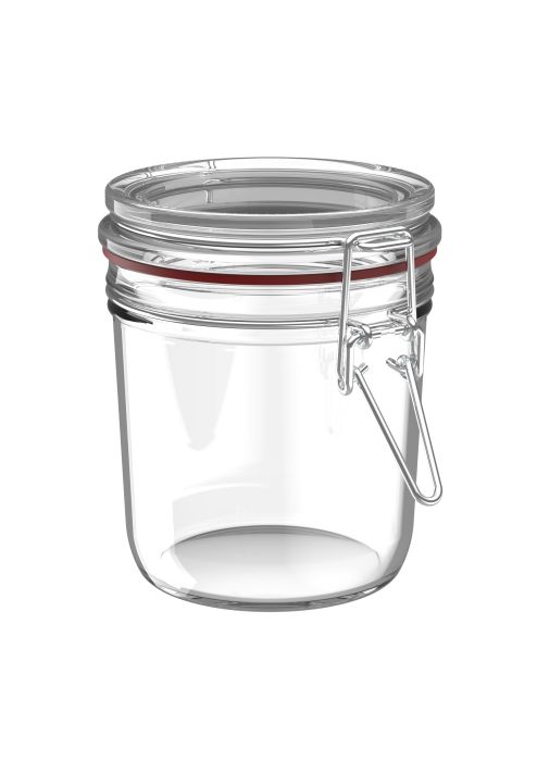 Glazen pot voor levensmiddelen