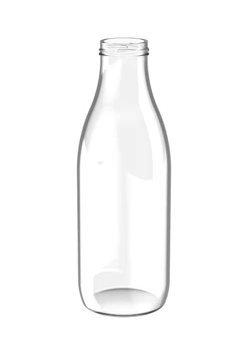 Glazen fles voor levensmiddelen