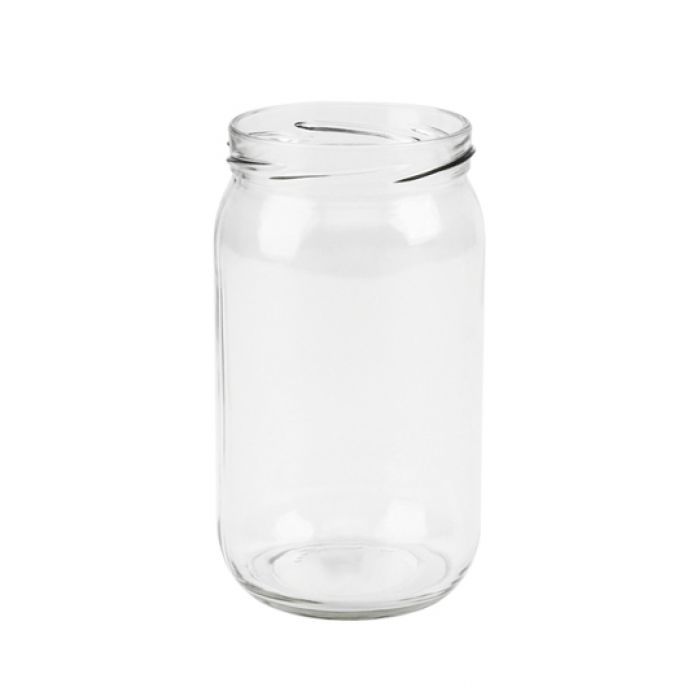 Glazen pot voor levensmiddelen