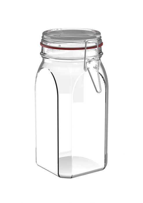 Glazen pot voor levensmiddelen