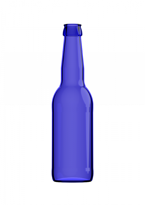 V3516 verpakkingsglas blauw