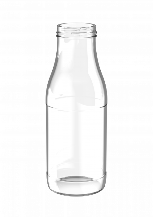 Glazen fles voor levensmiddelen