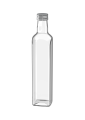 Glazen fles voor levensmiddelen