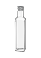 Glazen fles voor levensmiddelen