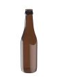 V2839 verpakkingsglas bruin