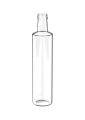 Glazen fles voor levensmiddelen