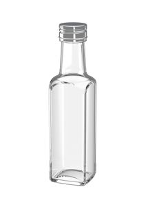 Glazen fles voor levensmiddelen